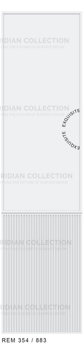 Meridian Spectre III REM 354/883 Frost White Plain Panel
