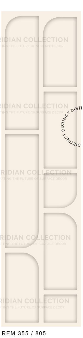 Meridian Spectre III REM 355/805 Almond Plain Panel