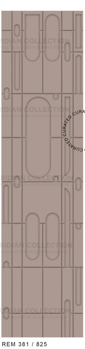 Meridian Spectre III REM 381/825 Mauve Taupe Plain Panel