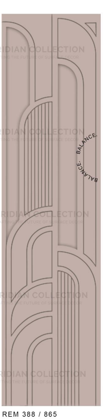 Meridian Spectre III REM 388/865 Dusty Rose Plain Panel