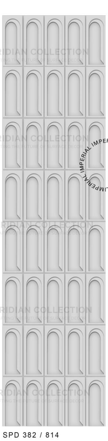 Meridian Spectre III SPD 382/814 Mist Grey Plain Panel