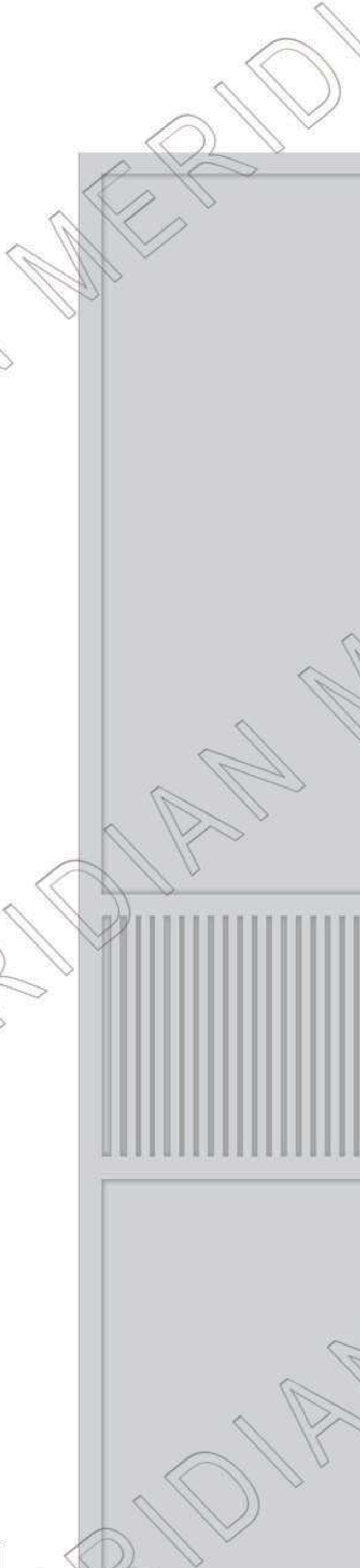 Meridian Spectre Wardrobe WP-204 in Silver Grey, recessed border panel relief panel