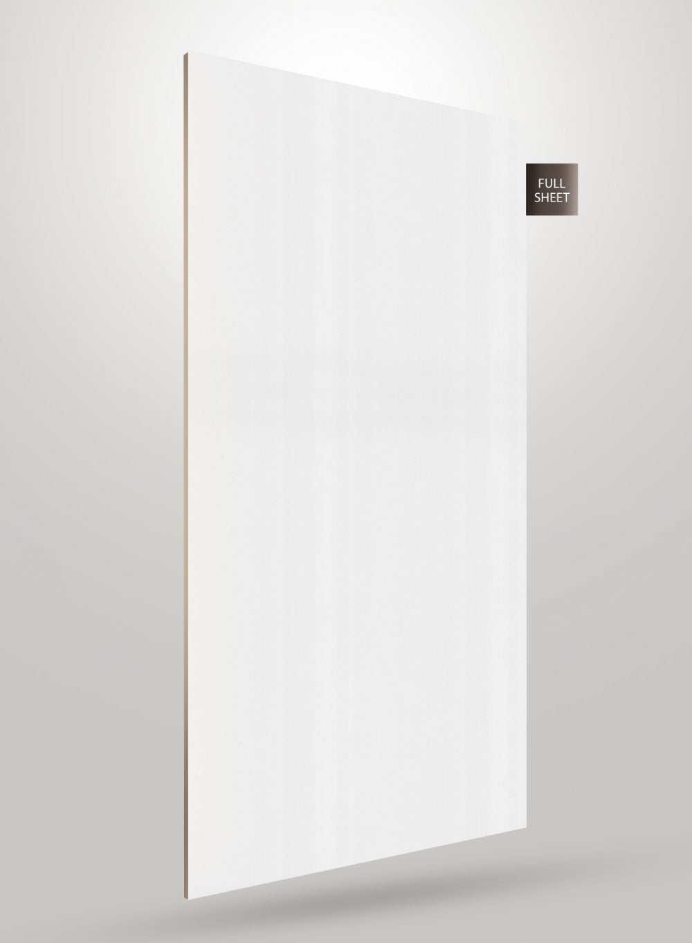 Brown wood grain decorative laminate sheet with matte finish and visible wood texture, shown as full sheet.