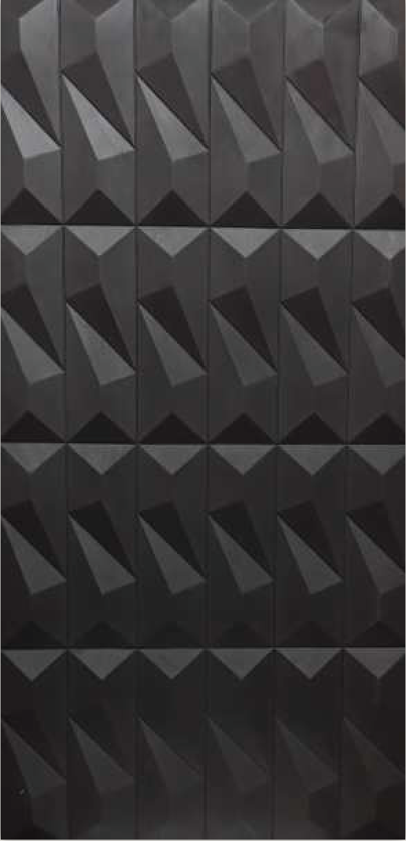 Superstone Prism Stone Charcoal Black PU stone panel