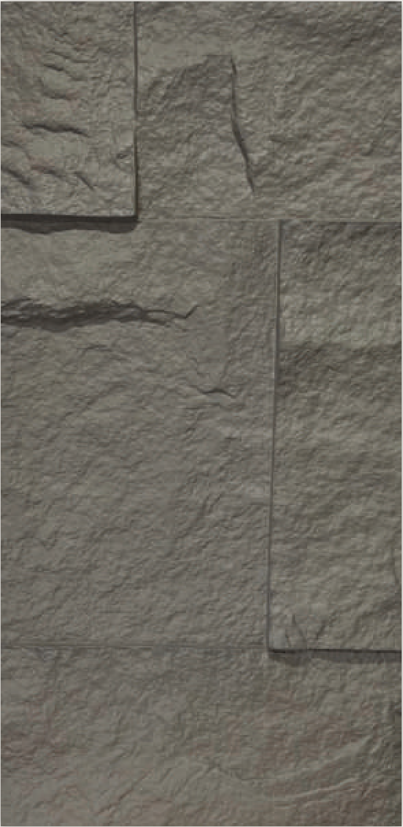 Superstone Onyx Stone Ash Grey PU stone panel