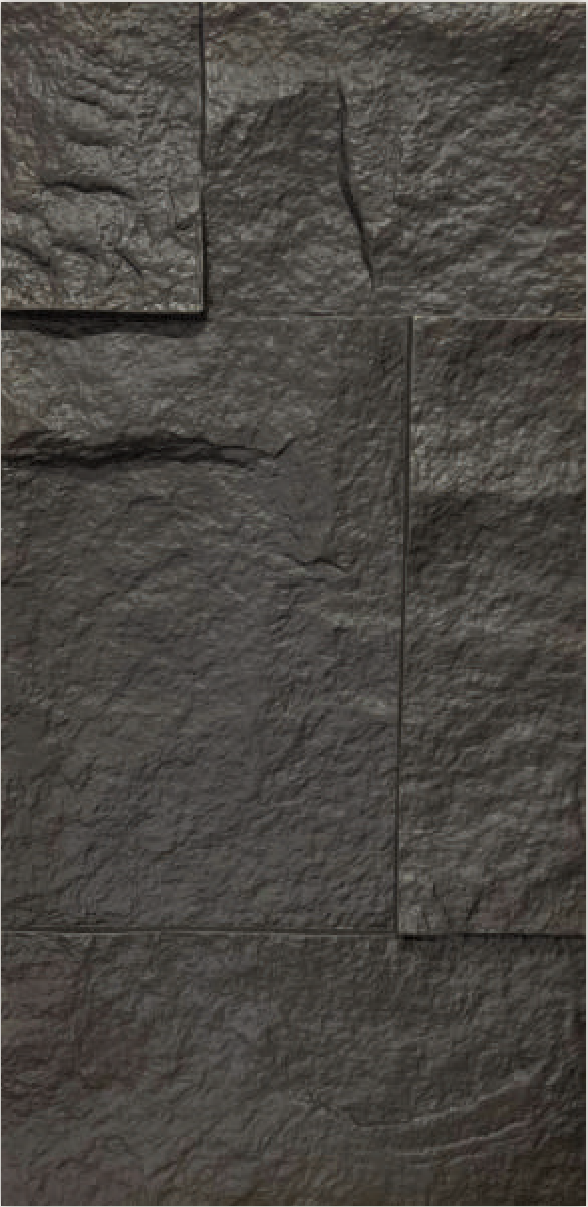 Superstone Onyx Stone Charcoal Black PU stone panel
