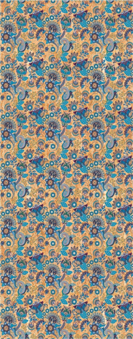 Naturo Cork Laminate CL-304 blue 8x4 ft decorative laminate swatch