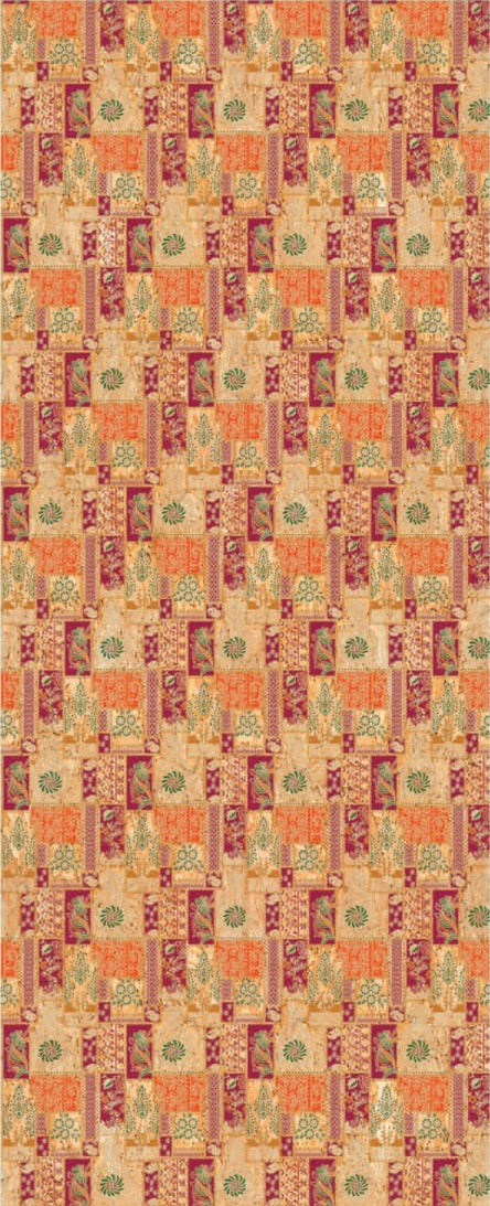 Naturo Cork Laminate CL-306 multi colour 8x4 ft decorative laminate swatch