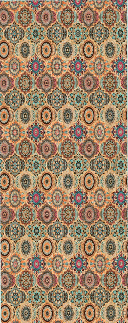 Naturo Cork Laminate CL-310 multi colour 8x4 ft decorative laminate swatch