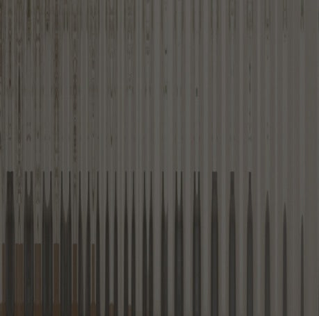 Fluted Acrylic Panel Concave Smoke Grey Tint grey 8x4 ft decorative laminate swatch