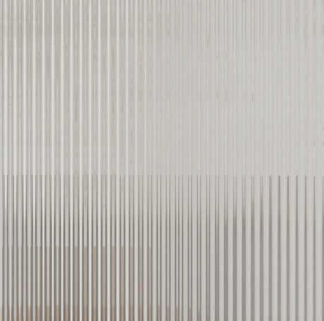 Fluted Acrylic Panel Micro Clear white 8x4 ft decorative laminate swatch
