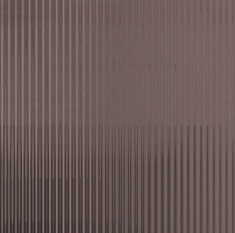 Fluted Acrylic Panel Micro Copper Tint brown 8x4 ft decorative laminate swatch