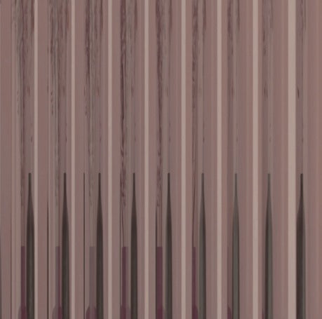 Fluted Acrylic Panel Mountain Copper Tint brown 8x4 ft decorative laminate swatch