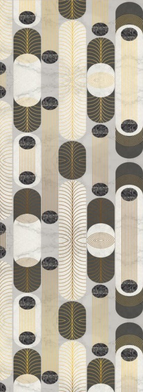 Acrylic Mirror Art Panel DT-037 cream 8x2 ft decorative laminate swatch