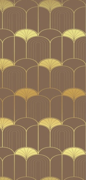 Acrylic Mirror Art Panel GD-28 brown 8x2 ft decorative laminate swatch