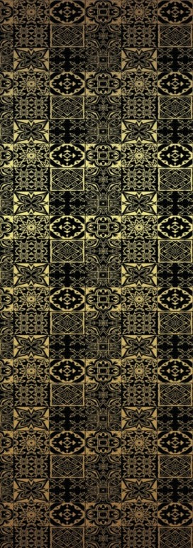 Acrylic Mirror Art Panel MD-05 brown 8x2 ft decorative laminate swatch