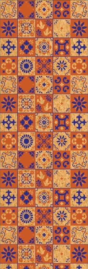 Portuguese Cork Laminate MB-1004 orange 8x4 ft decorative laminate swatch