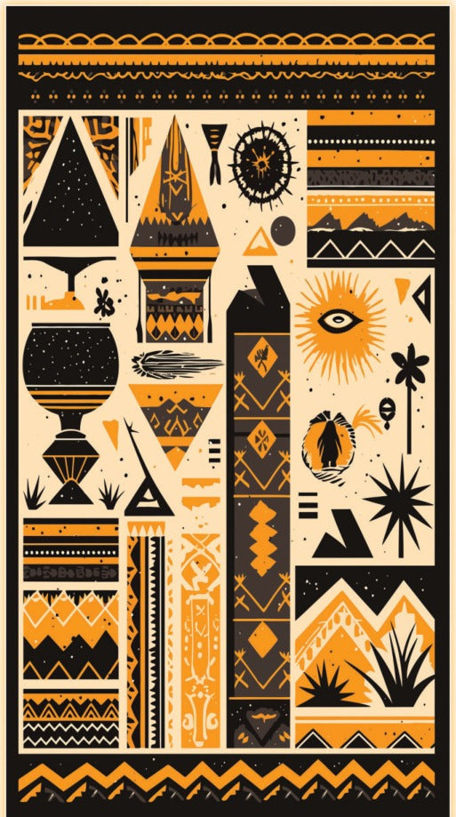 Ubuntu Art Laminate UT-001 gold 8x4 ft decorative laminate swatch