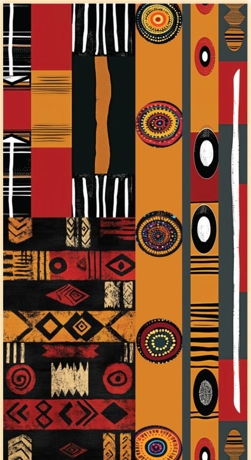 Ubuntu Art Laminate UT-007 red 8x4 ft decorative laminate swatch
