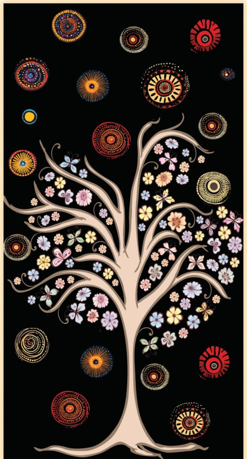 Ubuntu Art Laminate UT-009 black 8x4 ft decorative laminate swatch