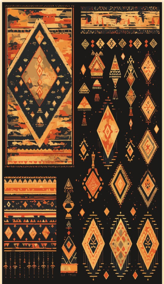 Ubuntu Art Laminate UT-014 brown 8x4 ft decorative laminate swatch