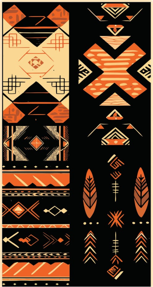 Ubuntu Art Laminate UT-015 black 8x4 ft decorative laminate swatch