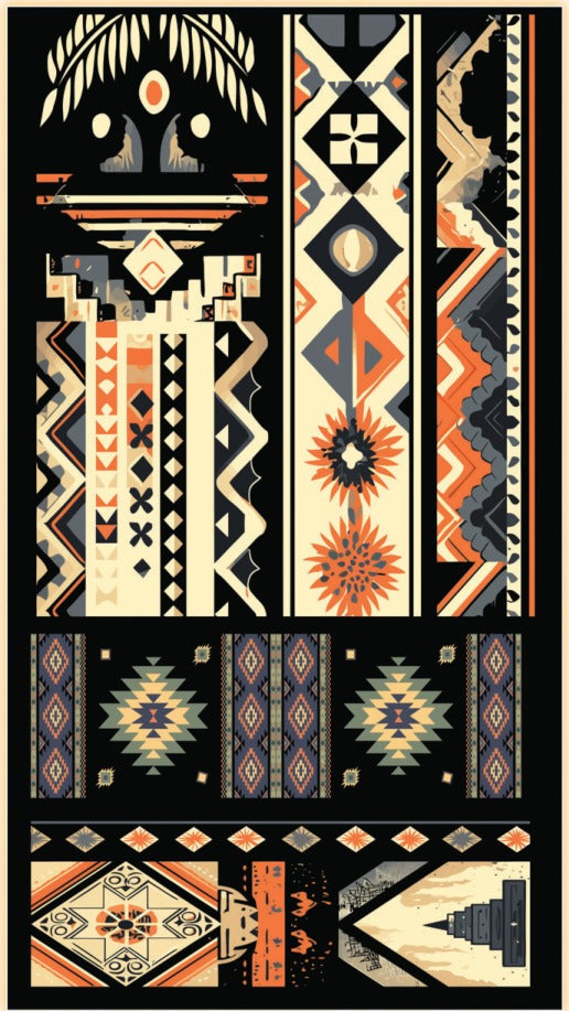 Ubuntu Art Laminate UT-016 multi colour 8x4 ft decorative laminate swatch
