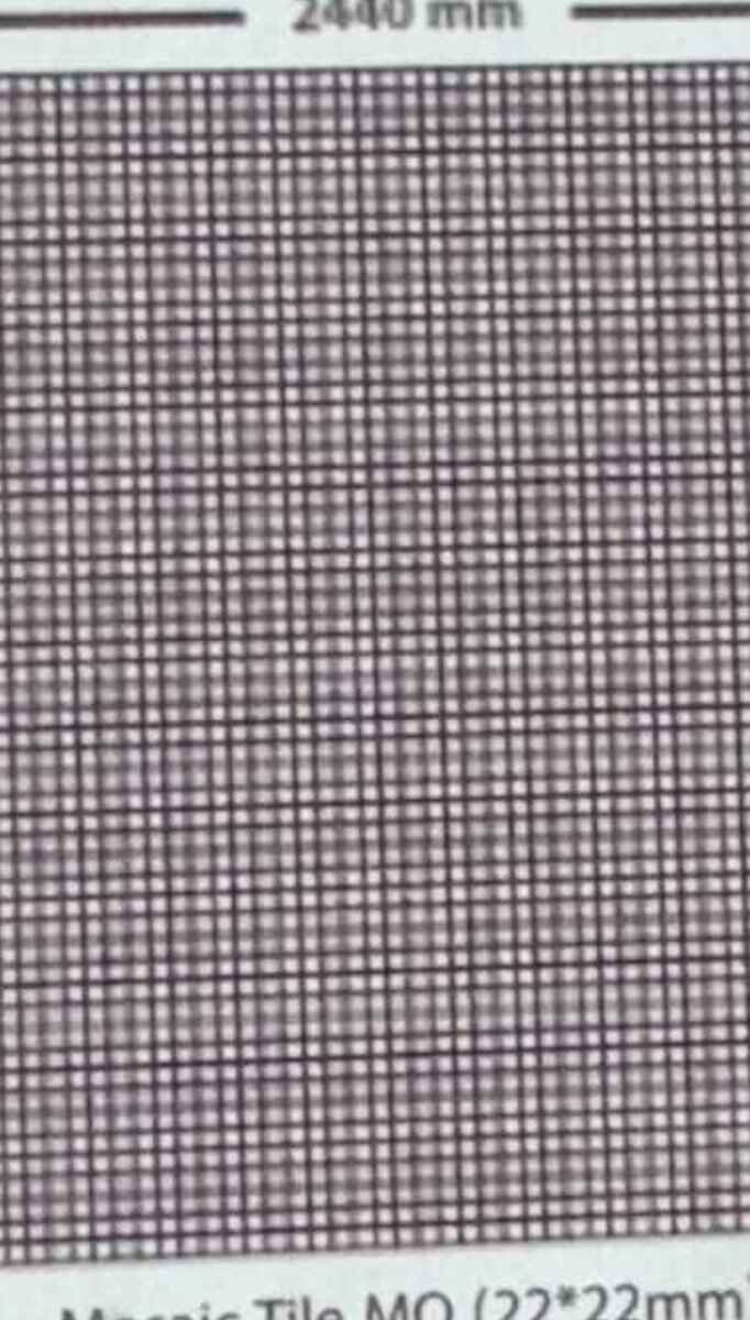 Mosaic Tile- Glossy/Matt Grey Designer Texture Laminate - Stylam