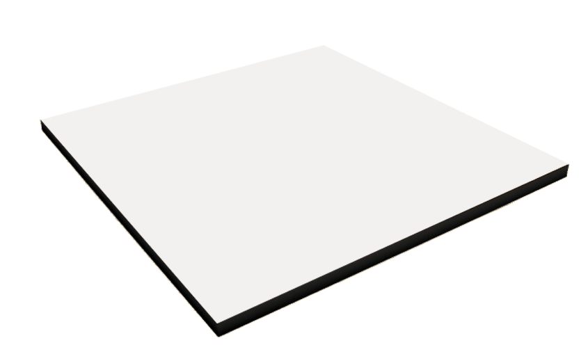 CREAMY WHITE White Plain colors Texture Laminate - Stylam