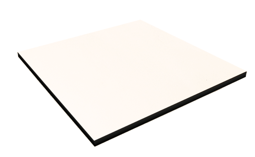 TECHNO WHITE Ivory Plain colors Texture Laminate - Stylam