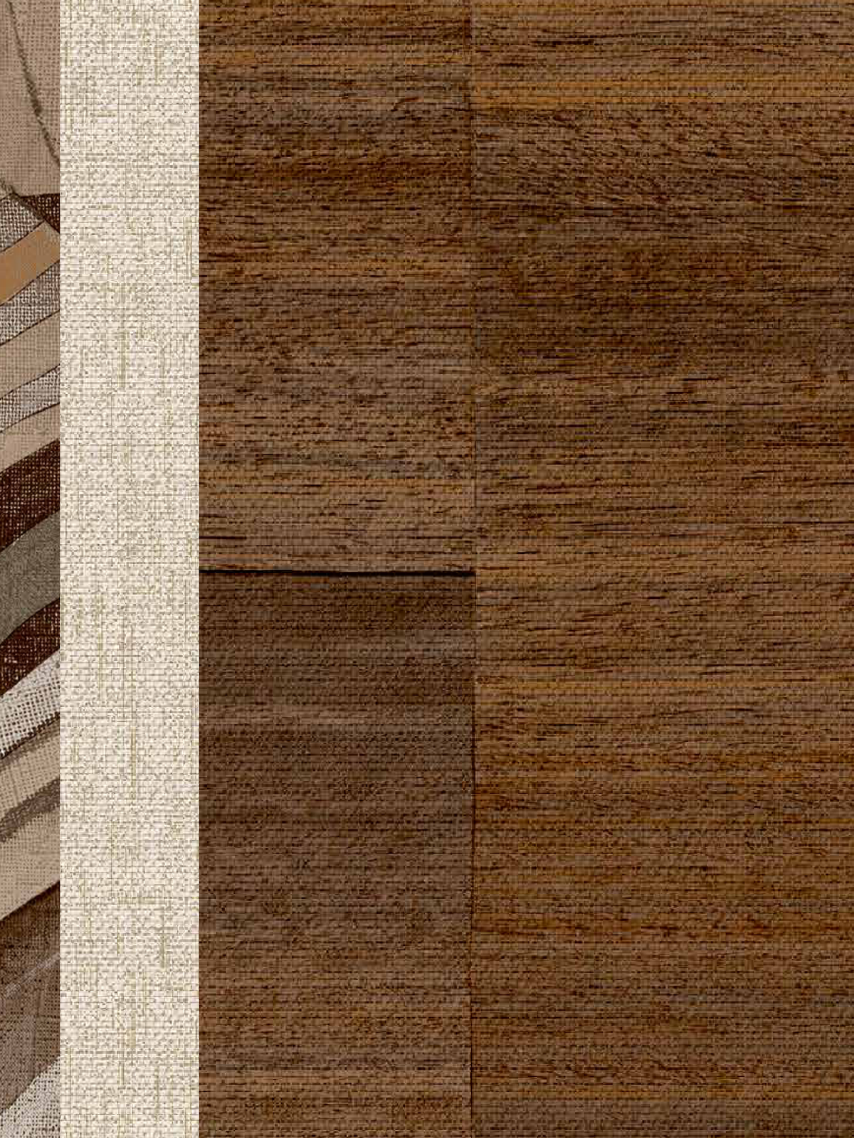 Exclusive Wallcoverings Brown wallpaper swatch