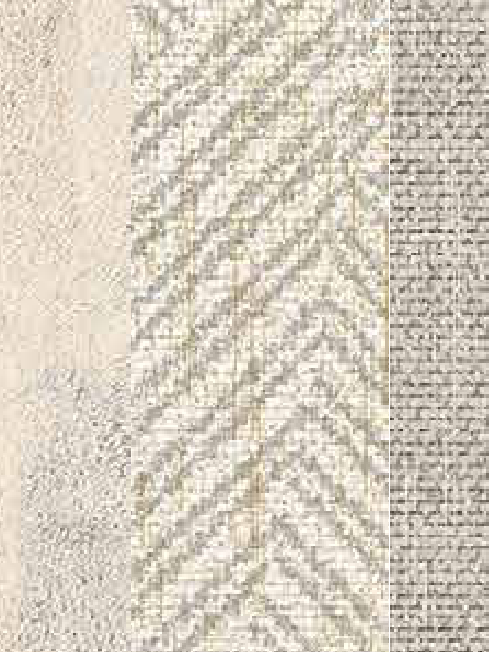 Exclusive Wallcoverings Cream wallpaper swatch