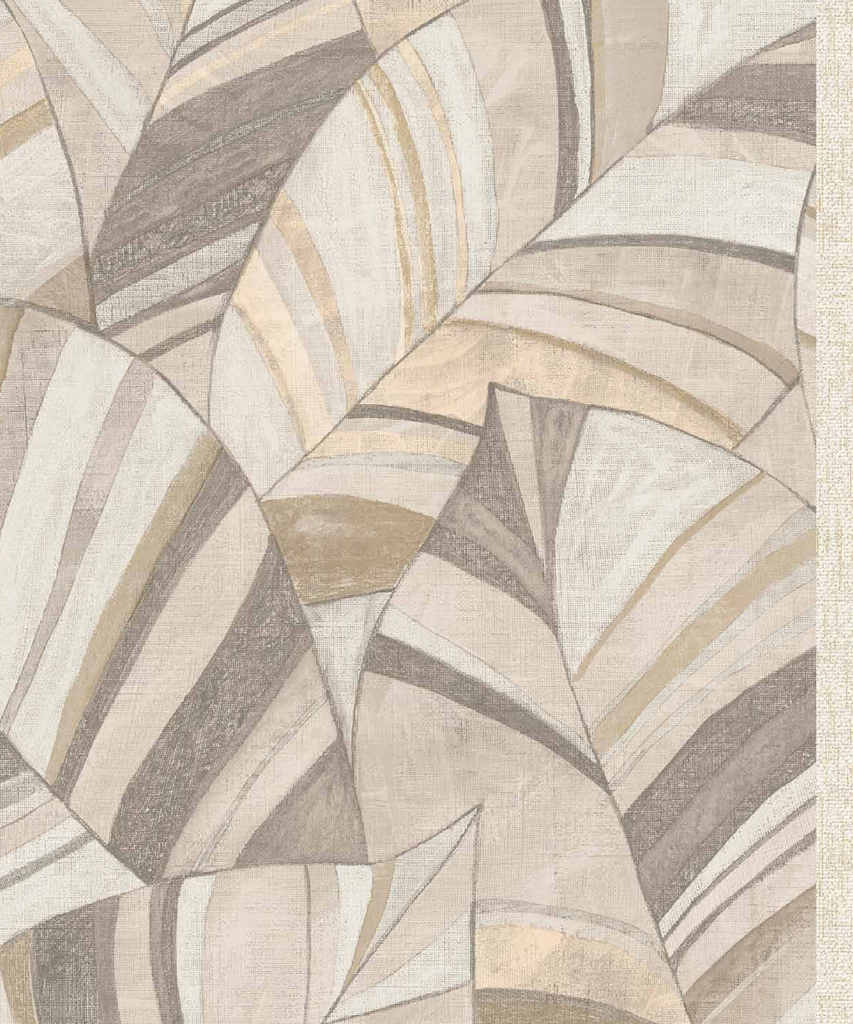 Exclusive Wallcoverings Cream wallpaper swatch