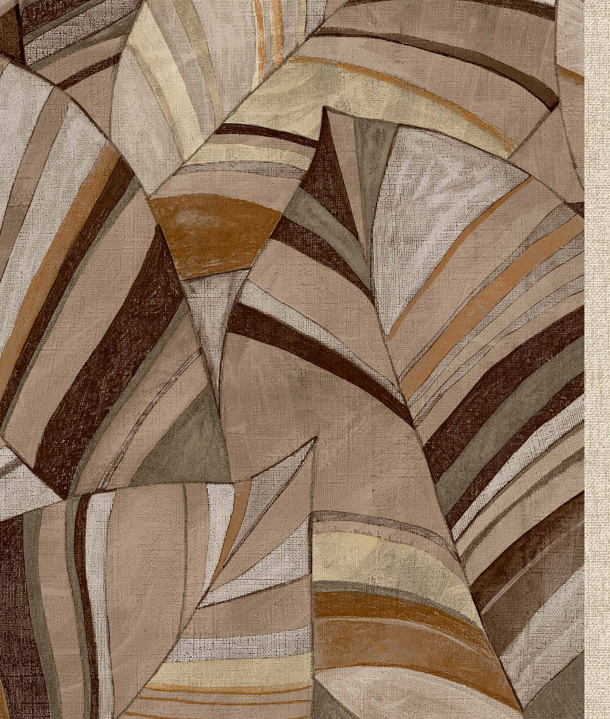 Exclusive Wallcoverings Beige wallpaper swatch