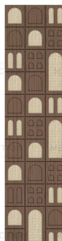 Meridian Concept Theory EP-975 Rich Walnut Epitome Panel wall panel