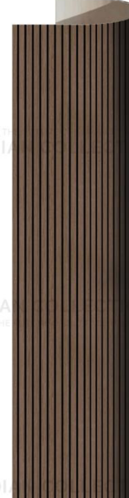 Meridian Concept Theory FLX-975 Rich Walnut Flexible Panel wall panel