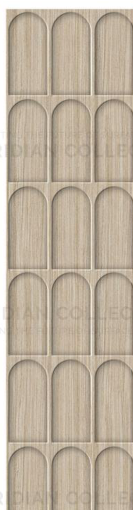Meridian Concept Theory LA-940 Pale Oak Legno Panel wall panel