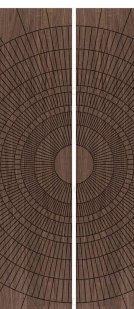Meridian Concept Theory LA-980 Deep Walnut Legno Panel wall panel