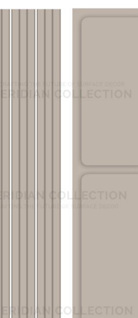 Meridian Concept Theory LV-804 Greige Louver wall panel