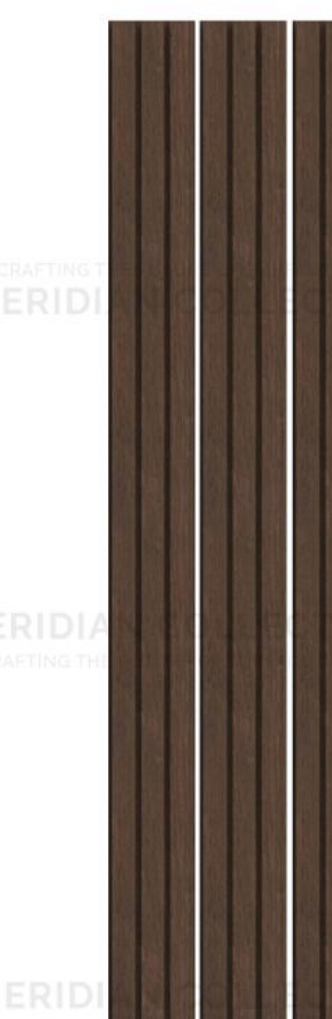 Meridian Concept Theory LV-955 Mocha Wenge Louver wall panel