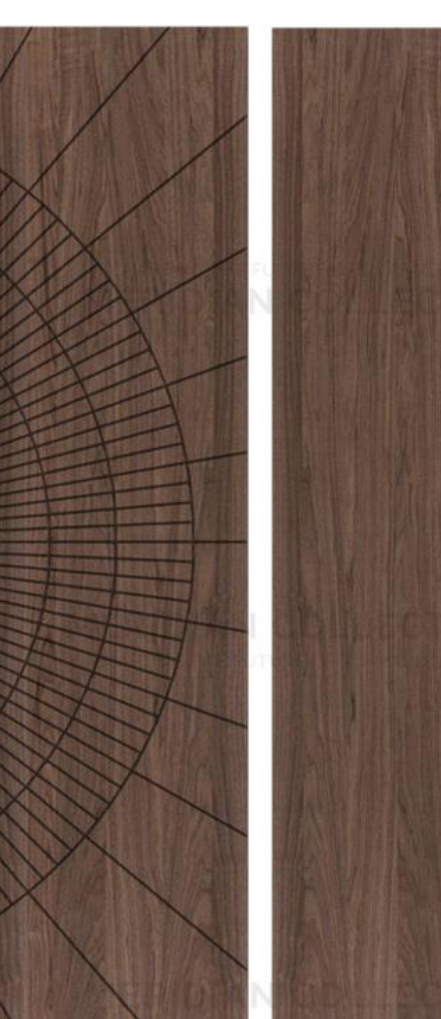 Meridian Concept Theory PL-980 Deep Walnut Plain Panel wall panel