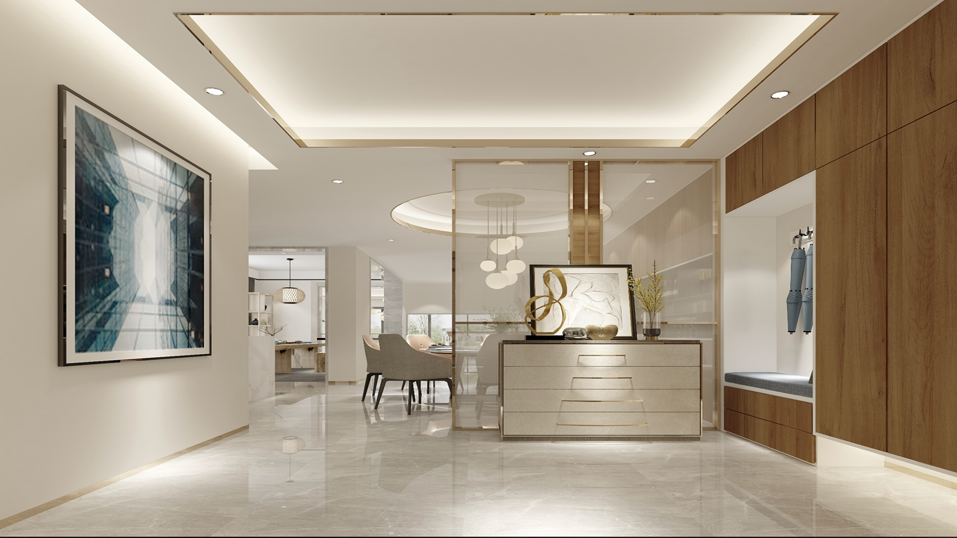 Wood laminate wall panels with matte finish in modern interior design setting, showcasing wood grain texture and