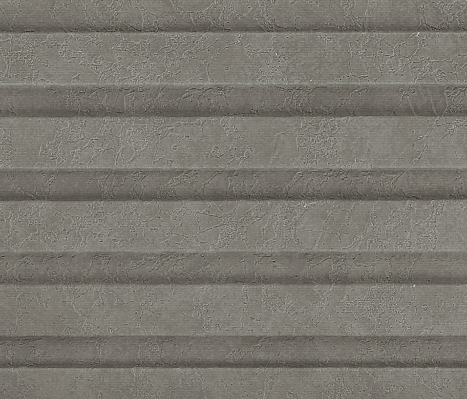 Vivid Suave Greige Stone Fluted Louver Panel texture close-up