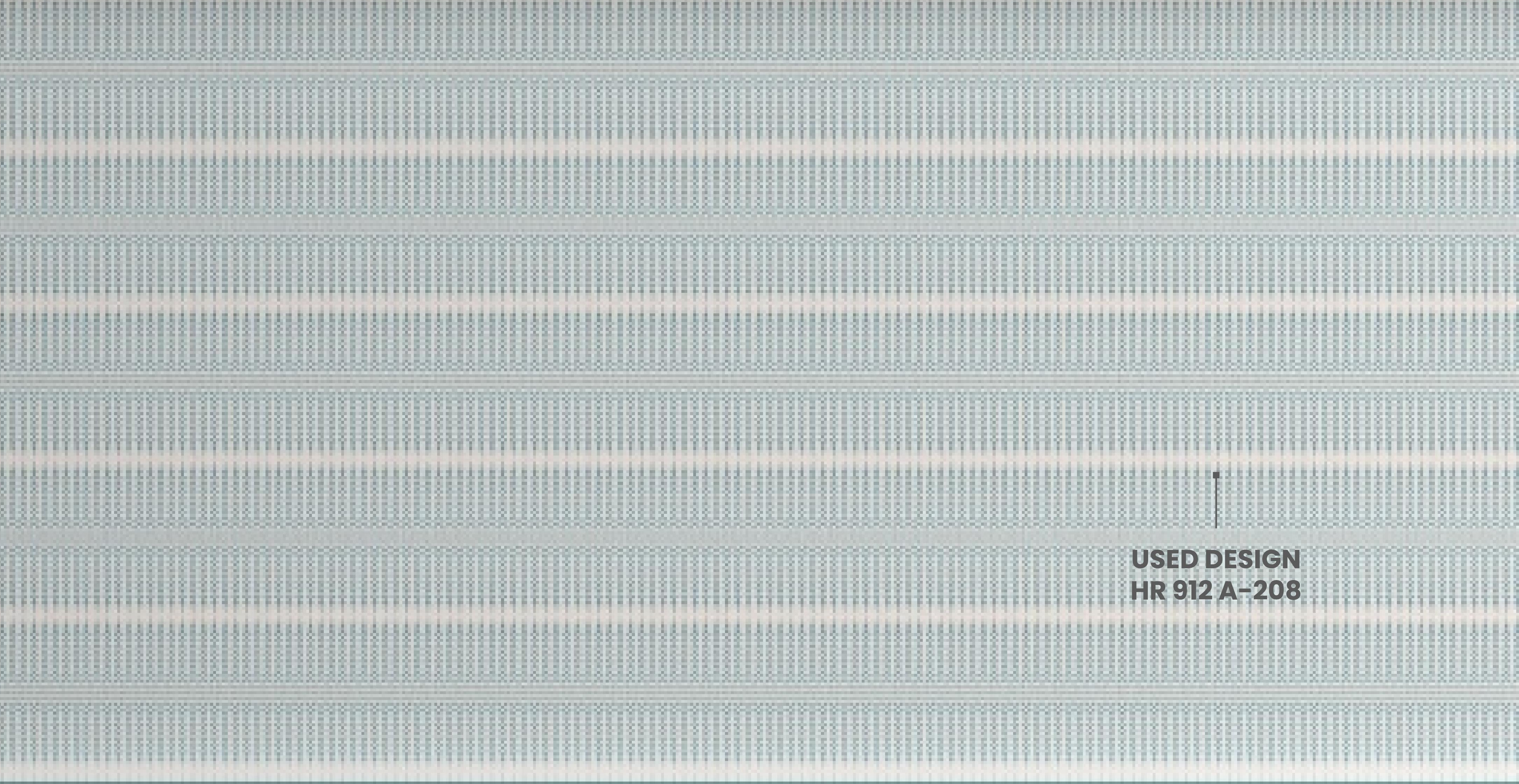 Blue matte laminate with horizontal striped pattern and subtle grid texture.
