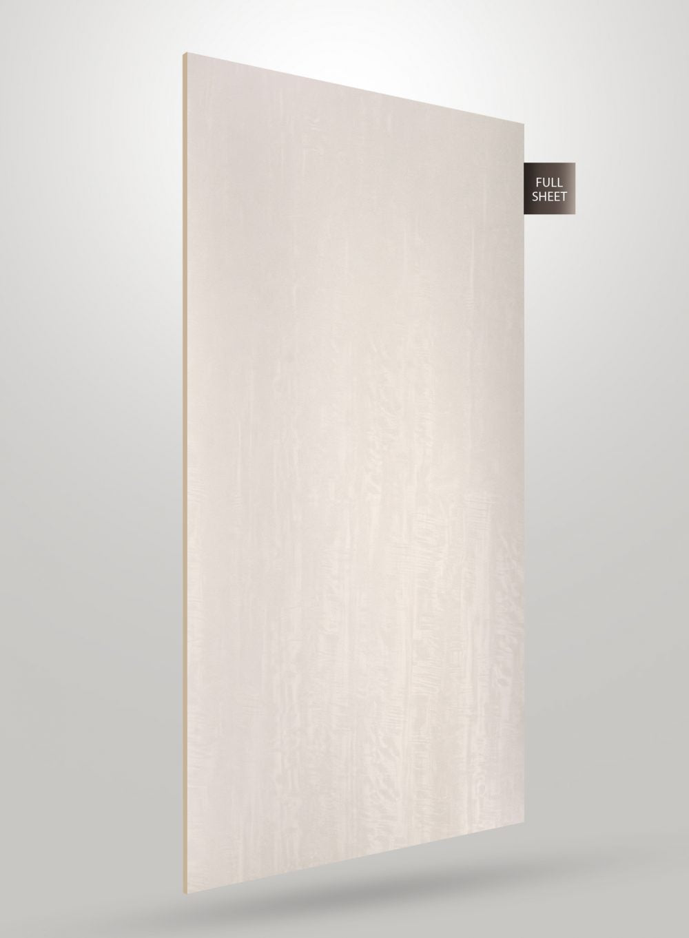 Ivory solid colour laminate with matte finish and subtle texture visible on full sheet surface