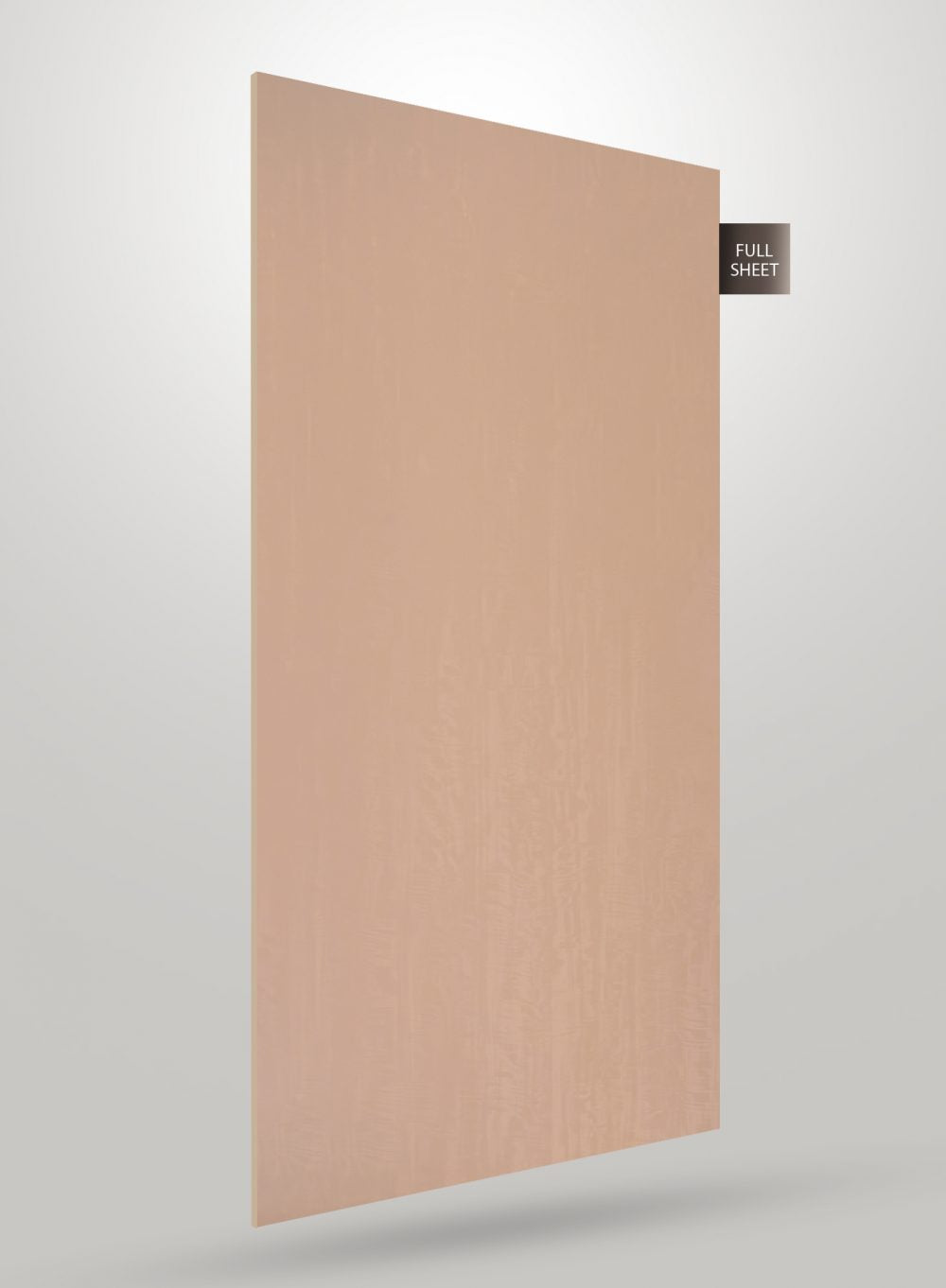 Beige matte laminate sheet with subtle texture and FULL SHEET label on corner