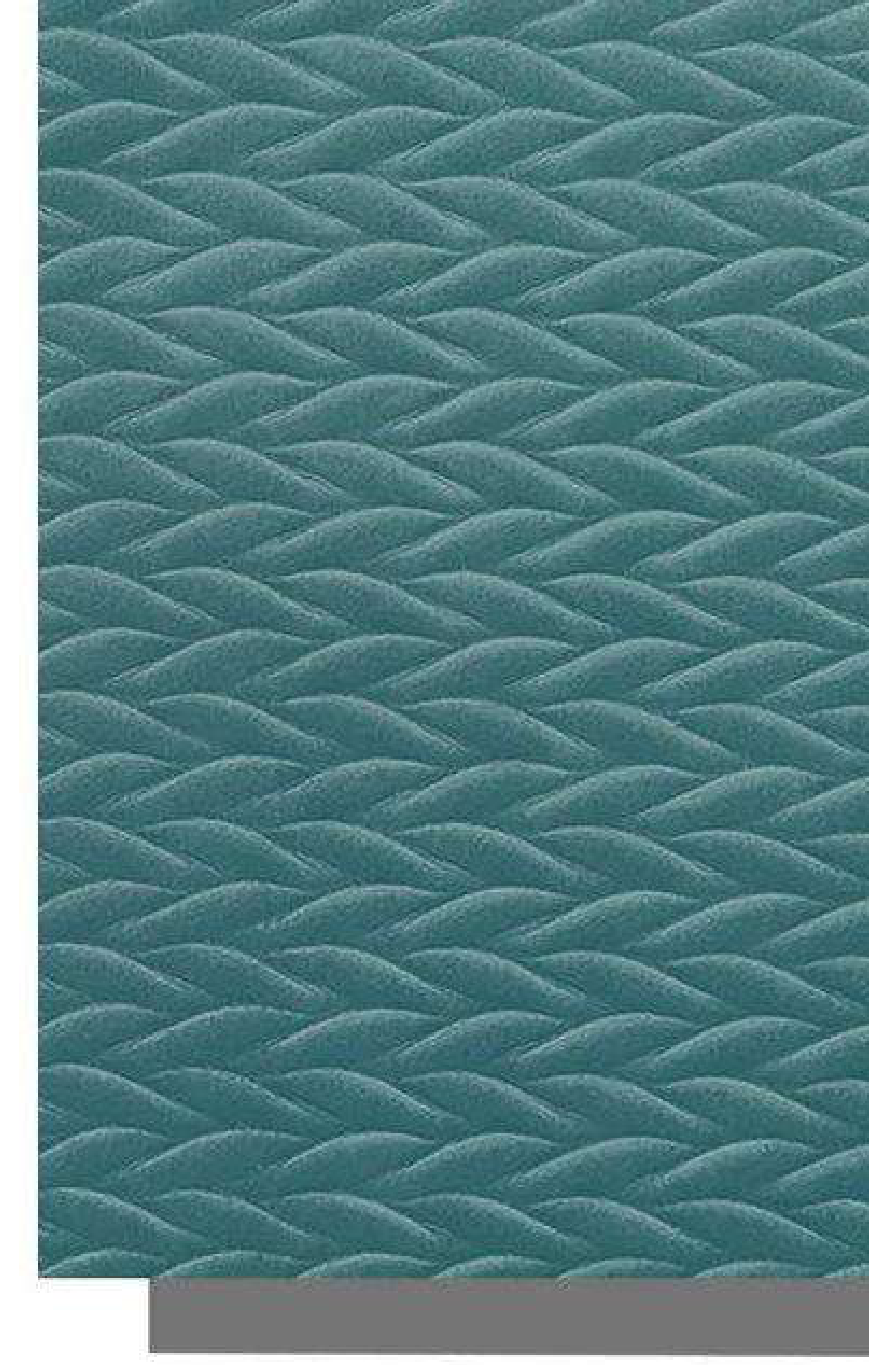 Meridian Velvet Verve Alves DM18-TEAL in Teal, braided herringbone relief