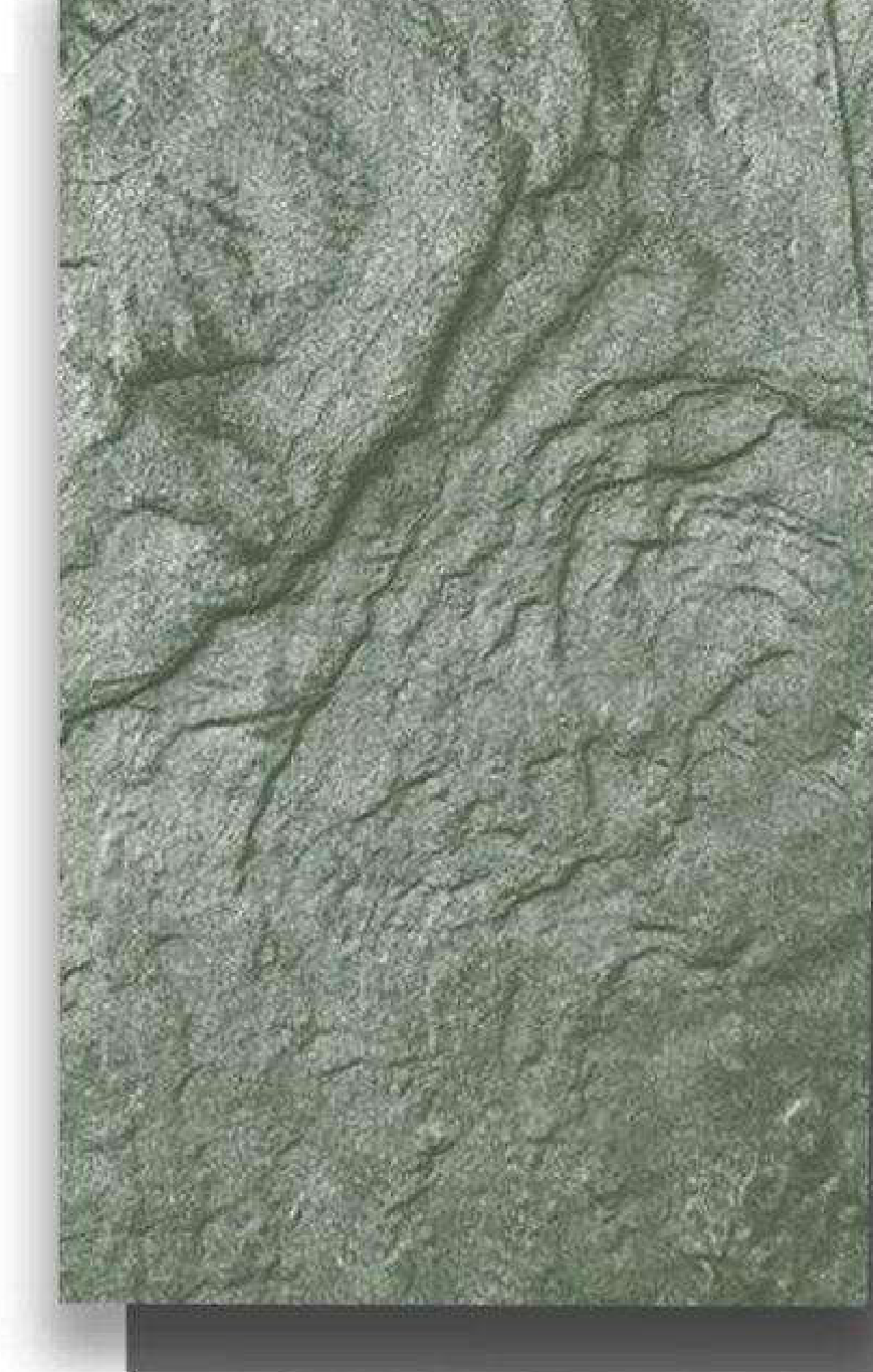 Meridian Velvet Verve Cecilia 7 in Olive, crumpled stone texture