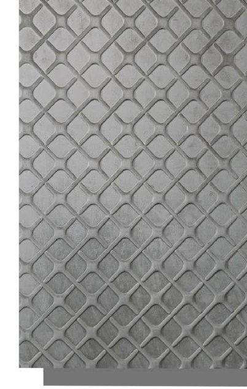 Meridian Velvet Verve Criss Cross 7-GREY in Stone Grey, ogee criss-cross lattice