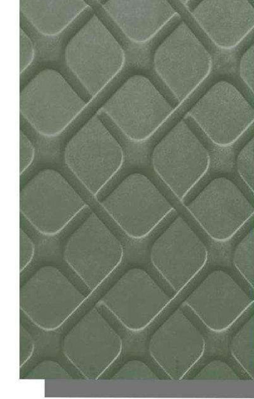 Meridian Velvet Verve Criss Cross 7-OLIVE in Olive, ogee criss-cross lattice